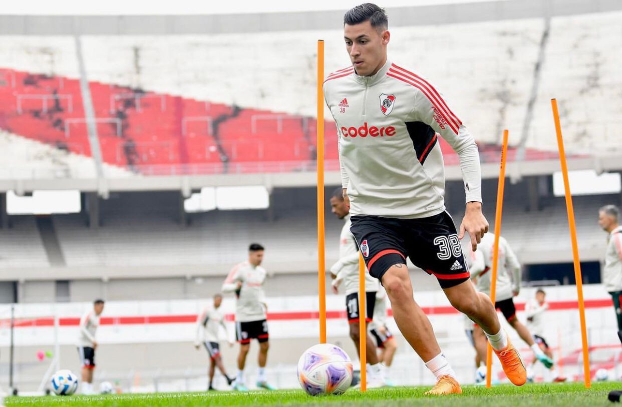Debutó de urgencia con Gallardo y no fue tenido en cuenta por Demichelis: "Para mí River es todo, sueño con volver"