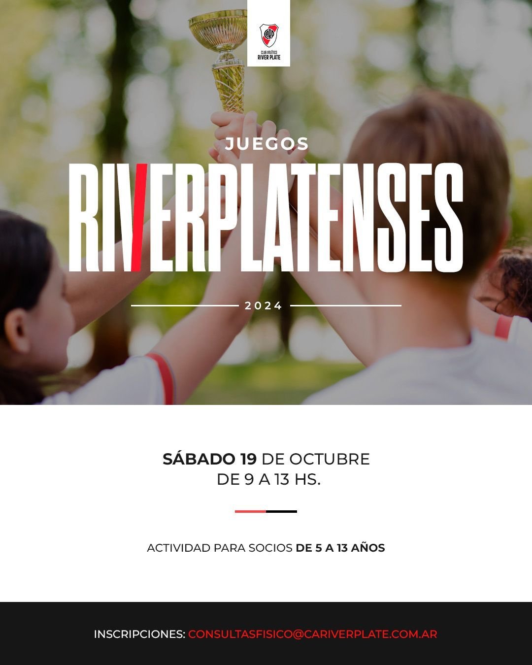 El evento exclusivo que organizó River para los más jóvenes