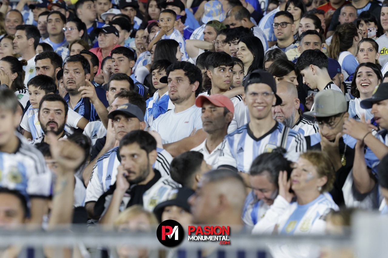 ¡Buscate de Selección en la goleada Monumental de Argentina ante Bolivia!