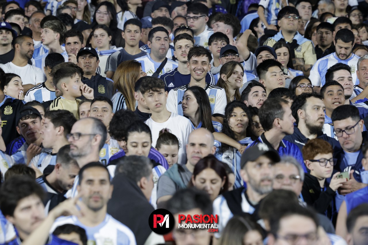 ¡Buscate de Selección en la goleada Monumental de Argentina ante Bolivia!