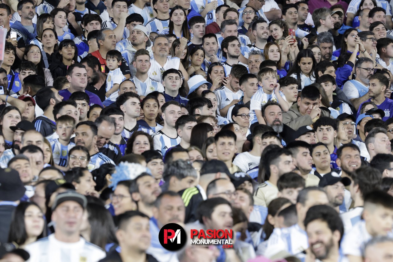¡Buscate de Selección en la goleada Monumental de Argentina ante Bolivia!