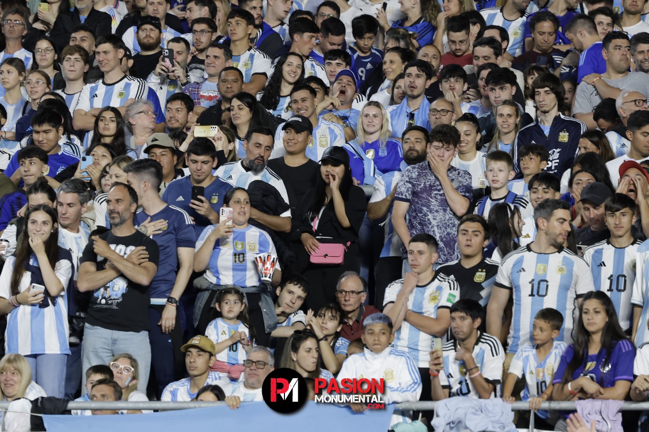 ¡Buscate de Selección en la goleada Monumental de Argentina ante Bolivia!
